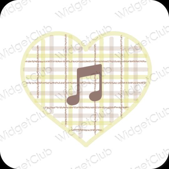 Estetické ikony aplikácií Apple Music