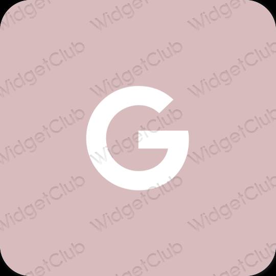 Aesthetic Google app icons