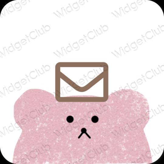 Estética Mail iconos de aplicaciones