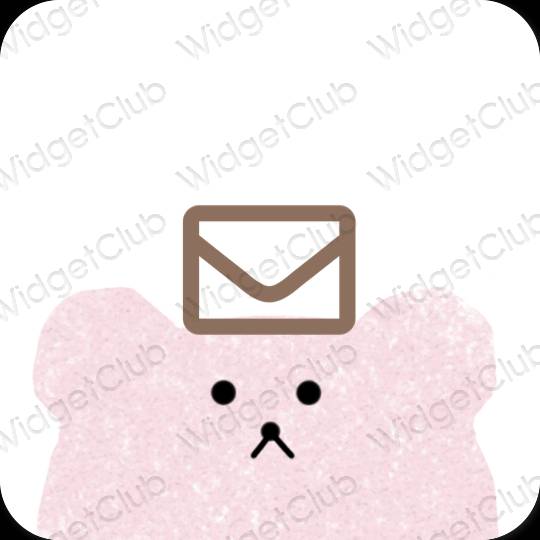 Estética Mail iconos de aplicaciones