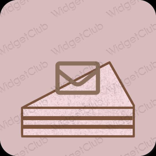 Estética Mail iconos de aplicaciones