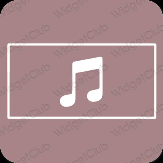Естетични Apple Music икони на приложения