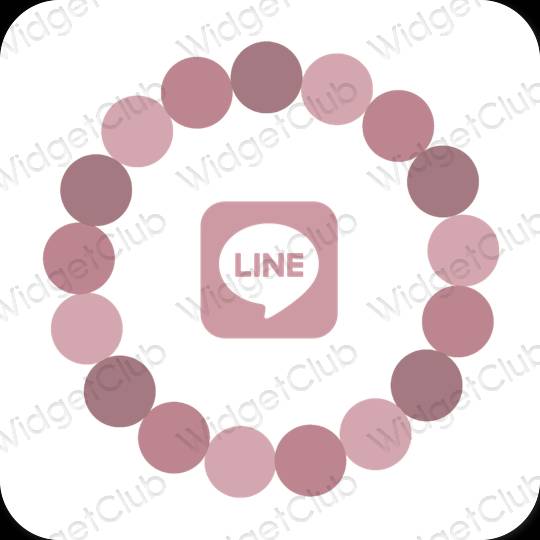 Ästhetische LINE App-Symbole