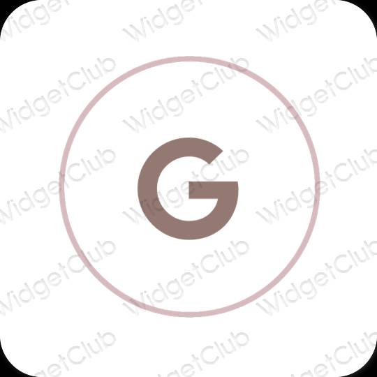 Esthetische Google app-pictogrammen