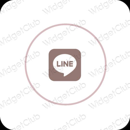 Estética LINE iconos de aplicaciones