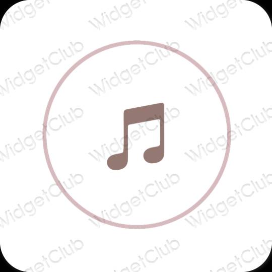 រូបតំណាងកម្មវិធី Apple Music សោភ័ណភាព