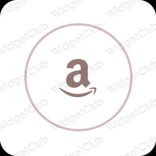 Ästhetische Amazon App-Symbole