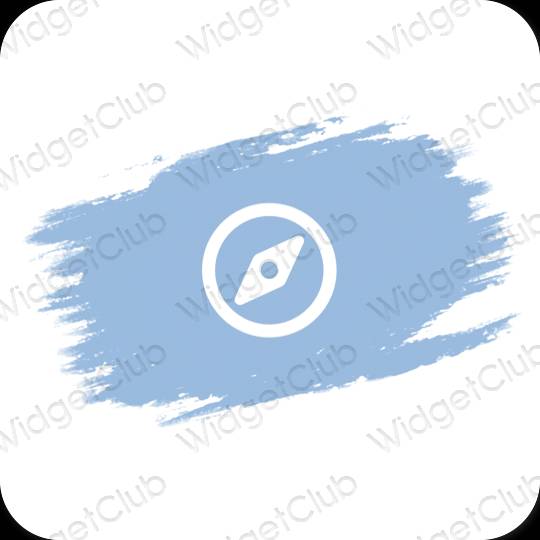 Aesthetic Safari app icons