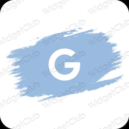 Estética Google ícones de aplicativos