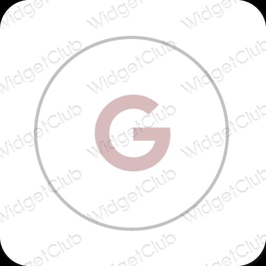 Esthetische Google app-pictogrammen