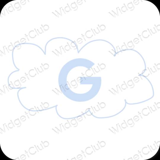 Aesthetic Google app icons