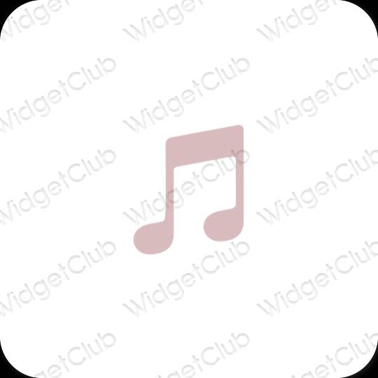 جمالية Apple Music أيقونات التطبيقات