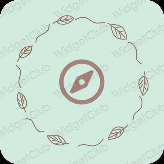 Estetické ikony aplikací Safari