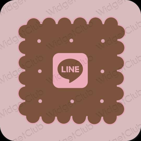 Aesthetic LINE app icons