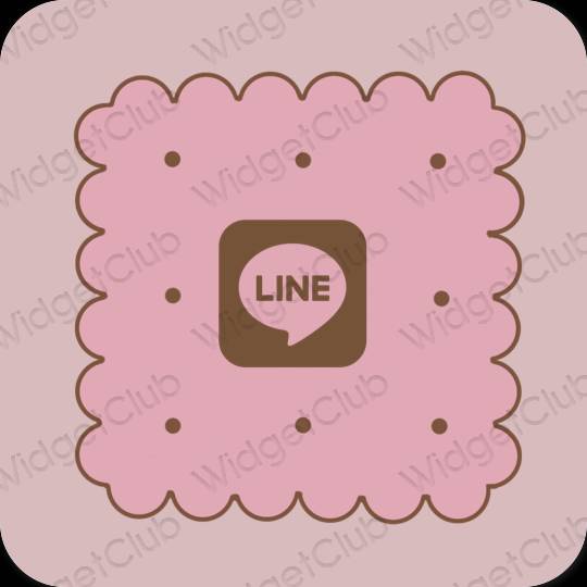 نمادهای برنامه زیباشناسی LINE