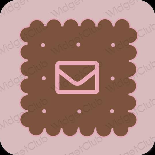 Icônes d'application Mail esthétiques