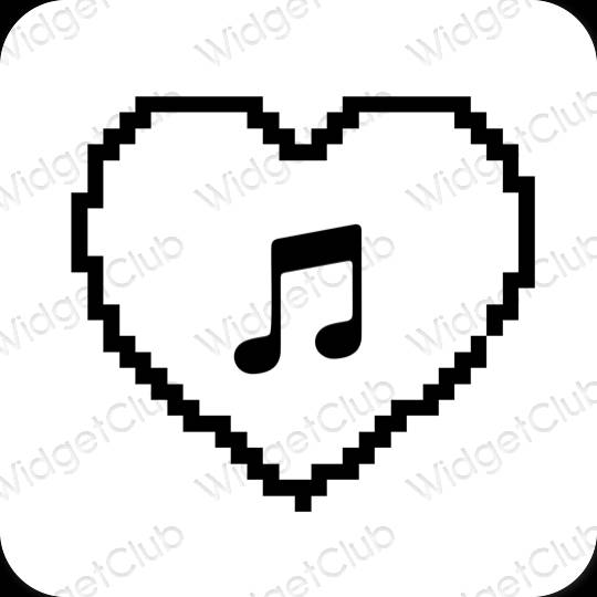 Естетске Apple Music иконе апликација