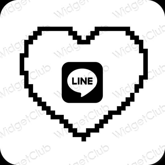 Esteetilised LINE rakenduste ikoonid