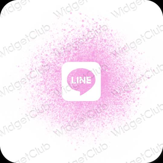 Естетични LINE икони на приложения