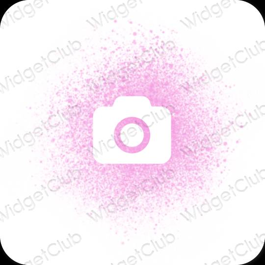 Esthetische Camera app-pictogrammen