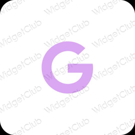 Aesthetic Google app icons