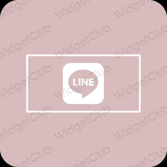 جمالية LINE أيقونات التطبيقات