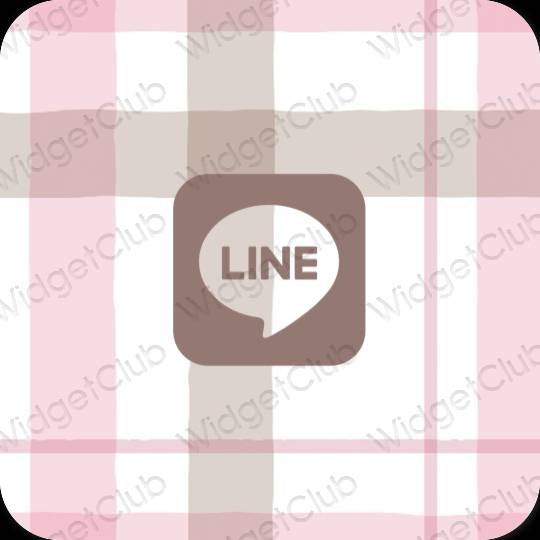 Aesthetic LINE app icons