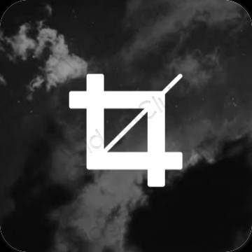 Aesthetic CapCut app icons