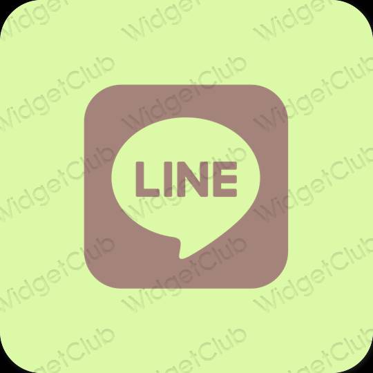 Æstetiske LINE app-ikoner