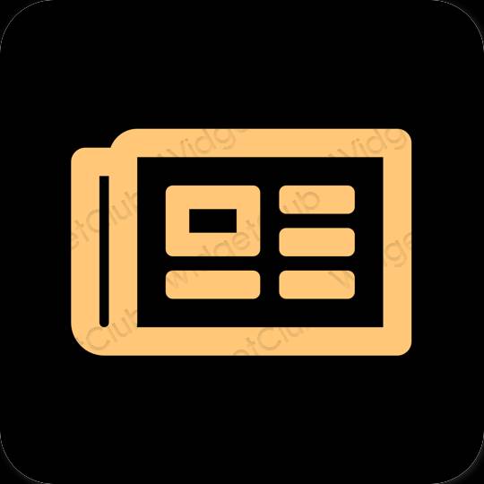 Ästhetische SmartNews App-Symbole