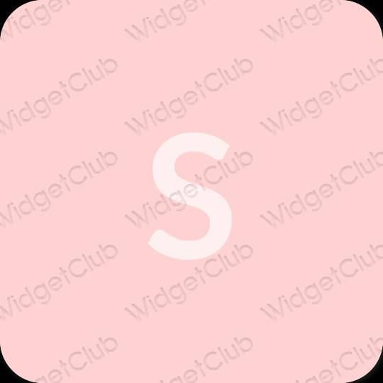 Esztétika rózsaszín SHEIN alkalmazás ikonok