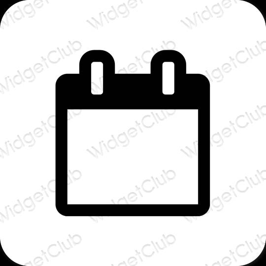 Aesthetic Calendar app icons