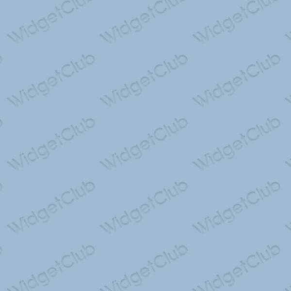 Estetic albastru pastel Gmail pictogramele aplicației