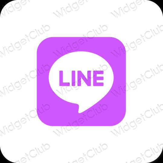 نمادهای برنامه زیباشناسی LINE