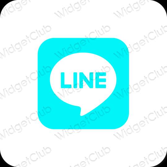 Esthetische LINE app-pictogrammen