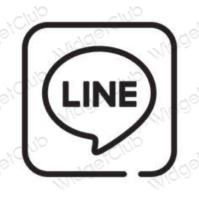 جمالية LINE أيقونات التطبيقات