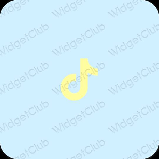 Estetski ljubičasta TikTok ikone aplikacija