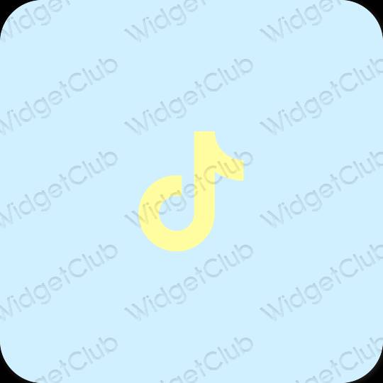 미적인 보라색 TikTok 앱 아이콘
