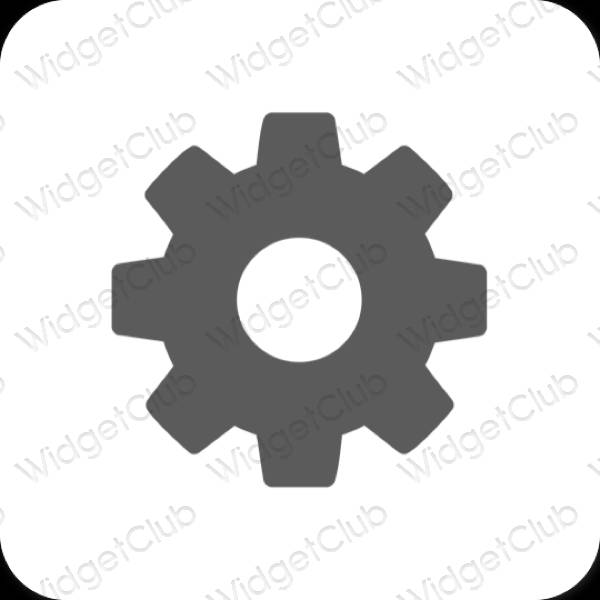Ästhetische Settings App-Symbole
