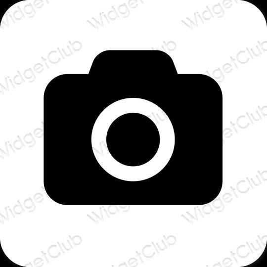 Esthetische Camera app-pictogrammen