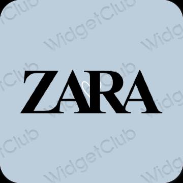 Stijlvol paars ZARA app-pictogrammen