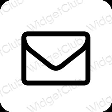 Ästhetische Mail App-Symbole