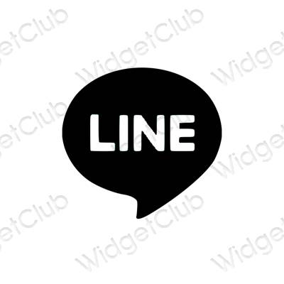 Estetske LINE ikone aplikacij