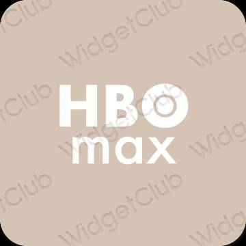 HBO max app icon  Ios app icon design, Iphone photo app, Beige icons:)