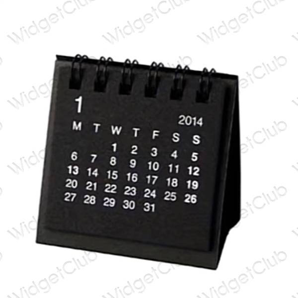 אייקוני אפליקציה Calendar אסתטיים