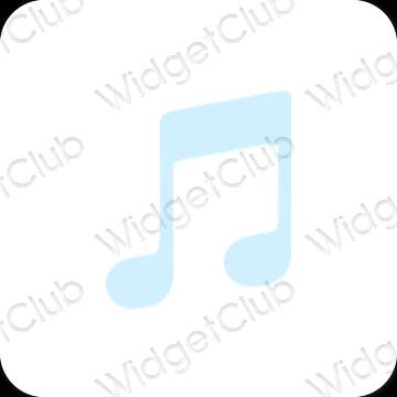 Esthetische Apple Music app-pictogrammen