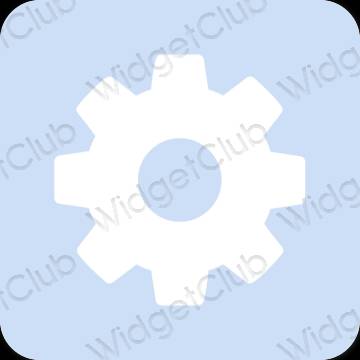 Stijlvol paars Settings app-pictogrammen