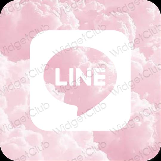 Estética LINE iconos de aplicaciones