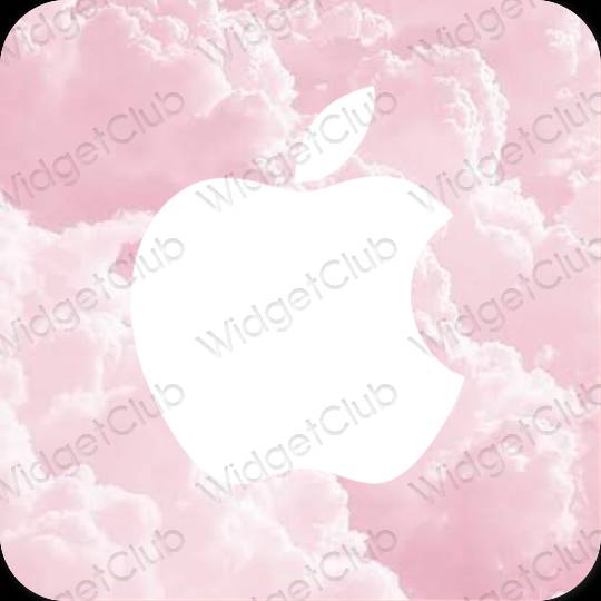 Estética Apple Store ícones de aplicativos