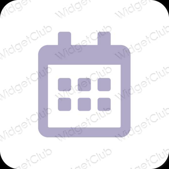 Estetske Calendar ikone aplikacija
